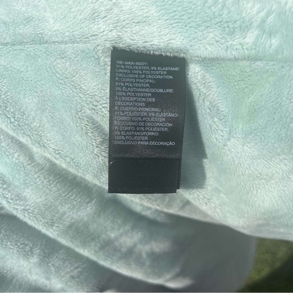 Mint Green North Face Rain Jacket - Picture 7 of 7